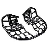 06-09 SUZUKI LTR450: ROCK PRO SERIES RACE NERF BARS - BLACK (LARGE) (BLACK)