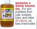 Nature Zone Benson and Son Snake Oil 4oz