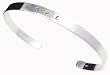 Sterling Silver High Polish Hope Theme Cuff Bracelet