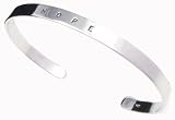 Sterling Silver High Polish Hope Theme Cuff Bracelet