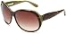 Derek Lam Women's Emma Oversized Sunglasses,Tortoise/Green Frame/Brown Gradient Lens,one size