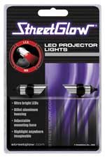 StreetGlow ANLEDPLYW Yellow L.E.D. Projector Lights - Pack of 2