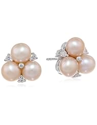 Bella Pearl Cluster Earrings