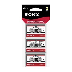 MC30R/3 SONY MICROCASSETTE PACK OF 3