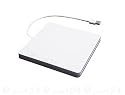 Externes DVD-RW-Laufwerk Luxburg&reg; USB 2.0, Plug & Play, Super Drive, DVD-RW-Brenner, multifunktional, extra flach und leicht, in edlem wei&szlig;en Geh&auml;use f&uuml;r Apple Macbook Air. Inklusive USB-Kabel