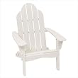 Nantucket Folding Adirondack Chair (Sage) Finish: White