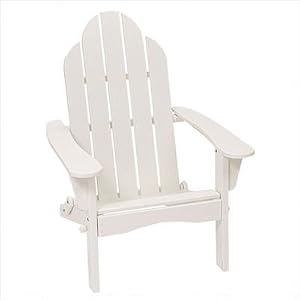 Nantucket Folding Adirondack Chair (Sage) Finish: White by