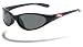 Dominica Sunglasses - Black Frames with Polarized Smoke Lenses
