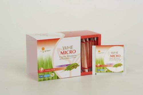 WHE Micro Wheatgrass Amino Acid Tablets 1.76 Oz. (2.5 G X 20 Sachets)