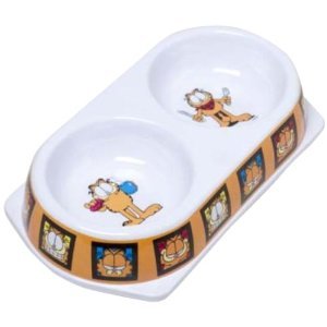 Heavy Duty GARFIELD the CAT 2-in-1 Water & Food Bowl