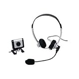 Computer : Ex-Pro Chat Notebook Webcam / PC Cam - 1.3 Mega Pixels - Video up to 800 x 600 with Headphone Set Headset, Web Camera Cam - 100% compatible for Yahoo, MSN Chat, AOL, Skype etc...