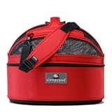 Sleepypod Mobile Pet Bed: Color STRAWBERRY RED : Color STRAWBERRY RED : Size SLEEPYPOD WITH WARMER