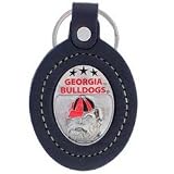 Large College Large Key Chain - Georgia Bulldogs