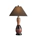 Currey & Company 6308 Transitional Multi Color Body/Dark Wood Watercolour Table Lamp