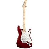 Fender Standard Stratocaster HSS Electric Guitar Candy Apple Red Maple Fingerboard