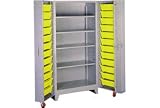 38W Storage Cabinet With Tilt Bins