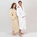 Megasoft Bisque Bathrobe, Exclusively Soft Japanese Yarn, Made in Turkey