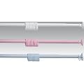 Duschvorhangstange �berl�nge Teleskopstange bis 300 cm extra lang incl.Ringe