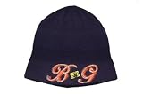 Cuffless Beanie Body Glove Knitted - Navy Blue