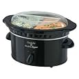 Crock-Pot SCDD 32-Ounce Manual Double Dipper Warmer, Black