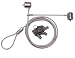 Electronics : LINDY Twin Lock Security Cable, Barrel Key Lock