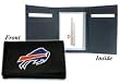 Buffalo Bills Embroidered Leather Tri-Fold Wallet - Football Sports Merchandise
