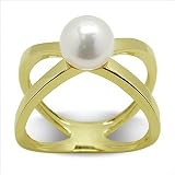 Cosmos Japanese Akoya Cultured Pearl Ring