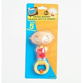 Family Guy "Stewie" Portable 3D Talking Bottle Opener