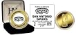 SAN ANTONIO SPURS 24KT Gold and Color Team Logo Coin