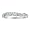10K White Gold Diamond Promise Ring, Crossover Band