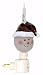 Roman 33674 7 INCH SNOWMAN W SANTA HAT BUBBLE LIGHT NIGHT LIGHT W/SWIVEL PLUG Bubble ...