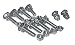 Bumper Bolt Set, 10-pc...'70-'72
