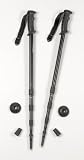 from Trekrite Pair of Trekrite Four-Section Compact 55cm Walking/ Hiking Poles - Black
