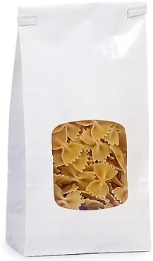 Tin Tie Bakery Bag 1 Lb White- 25 Pack
