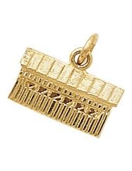 Rembrandt Charms Covered Bridge Charm