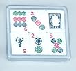 Mah Jongg Magnets-Pack Of 6 Pcs - Mah-Jong Accessories