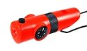 Compact 7-in-1 Survival Safety Tool - Whistle, Light, Compass, Mirror