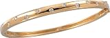 14K Yellow Gold .50 Diamond Bangle Bracelet
