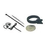 Mini Velcro(R) Brand Wrap 1/4in X 8in Black 25pk