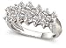 1ctw Diamond Cascade Pyramid Ring
