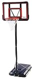 Lifetime 1239 Pro Court Height-Adjustable Portable Basketball System with 42-Inch Clear Acrylic Backboard