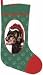 Chocolate Labrador Retriever Christmas Stocking