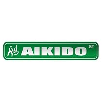 " AIKIDO ST " STREET SIGN SPORTS