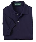 NEW Outer Banks - 68-Ounce Pique Knit Sport Shirt Navy-6XL
