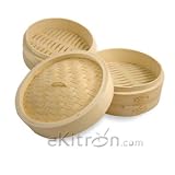 Review Kozy Cook  / 3 Piece Bamboo Steamer 7