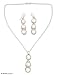 Pearl jewelry set, 'Ravishing Trio' 16.1 L