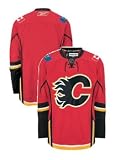 Review   / Calgary Flames Authentic Adult Team Color Jersey