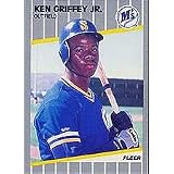 Ken Griffey Jr. 1989 Fleer Baseball Mint Rookie Card #548 Shipped in Protective Screw Down Holder