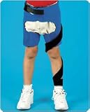 Rolyan Pediatric Neoprene Shorts. Size: 4 Lateral Height: 15' Fits waist & hip: Up to 37' Fits thigh