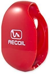 Recoil AUTOMATIC Cord Winder for Headphones and Earbuds. No More Tangled Headphones! The Original Retactable Cord Organizer. Red, Size Small by Recoil Winders